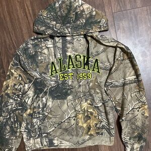 Alaska Vintage Camo Hoodie